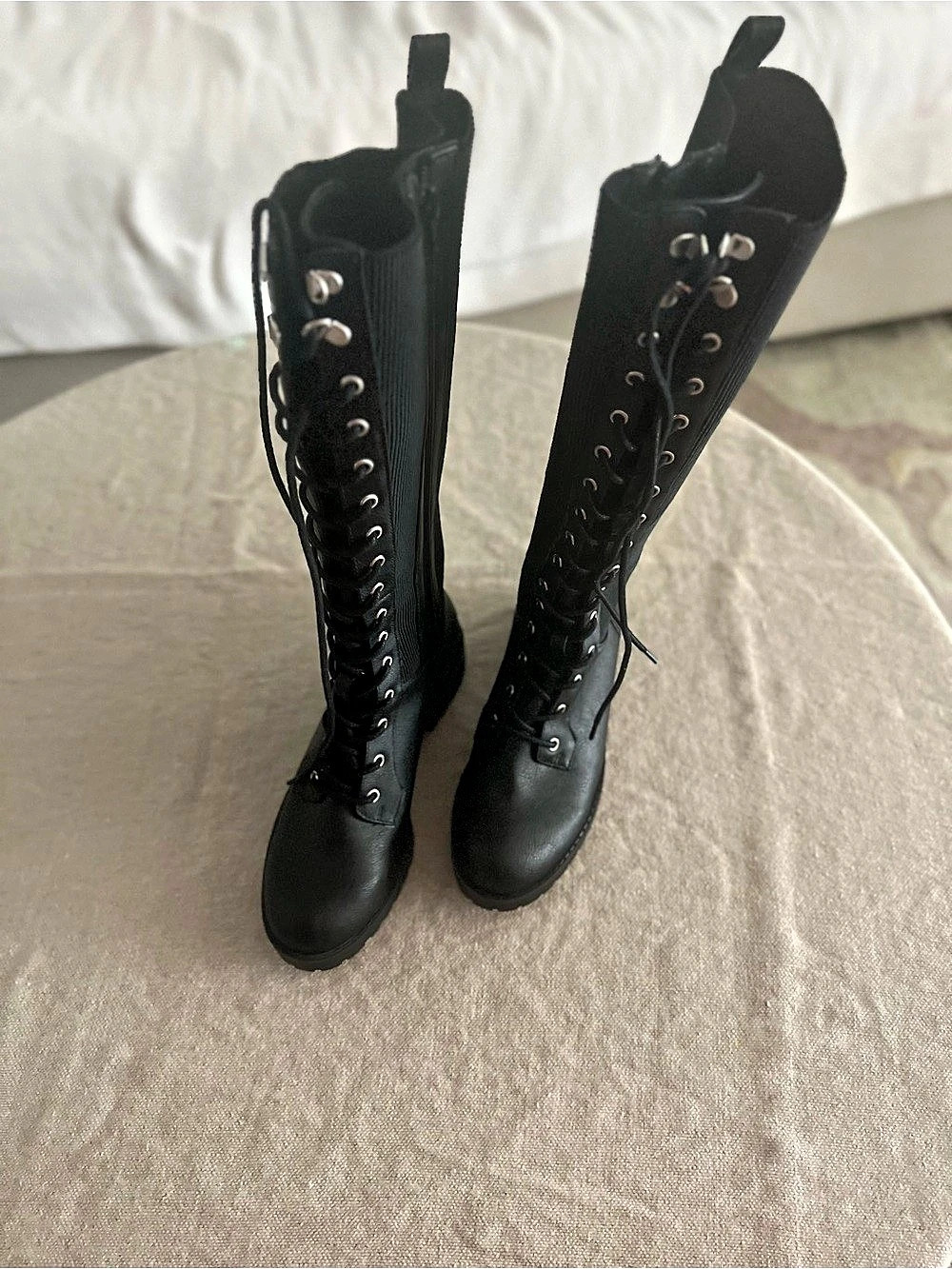 Dr. Martens Black Lace-Up Combat Boots